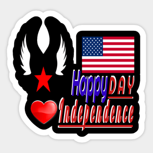 4TH OF JULY Independence Day in the United States Sticker